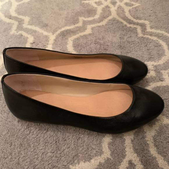 Dr Scholls Black Leather Flats - Picture 2 of 2